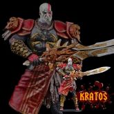 Kratos - God of War -  Ares Armadura com a Blade of Olympus