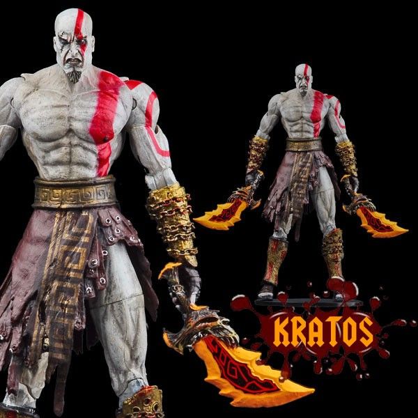 Kratos - God of War - Flaming Blades of Athena