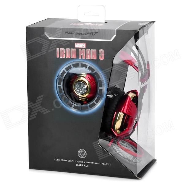 E-3LUE -  Homem de Ferro 3  USB Headphones/Microfone